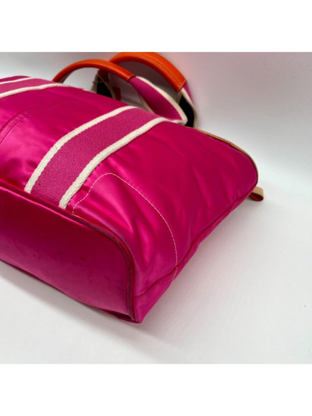 Coach Bright Pink Nylon Hampton Tote Bag 1894 - Picture 8 of 14